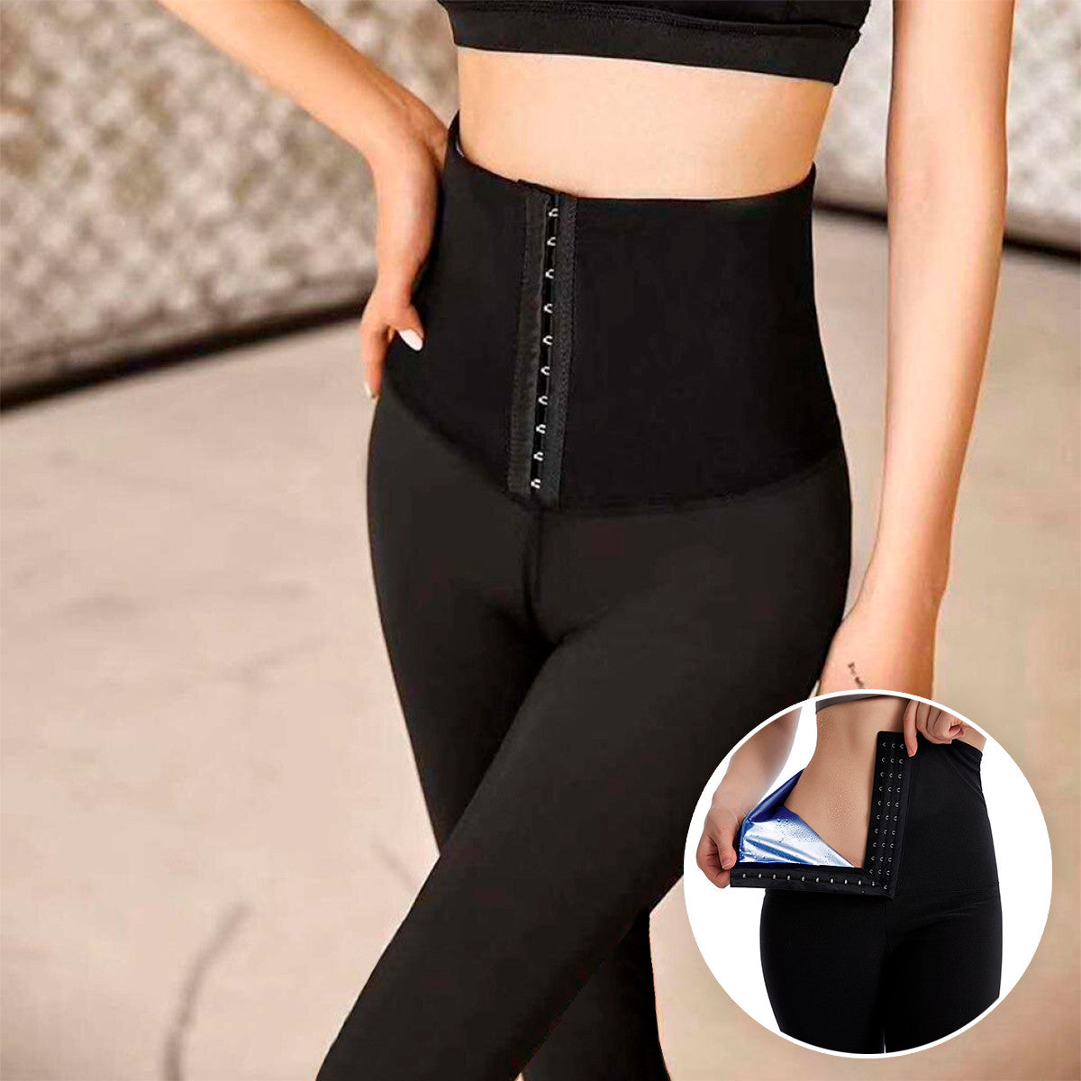 PANTALON CINTURILLA FAJA MUJER REDUCTORA